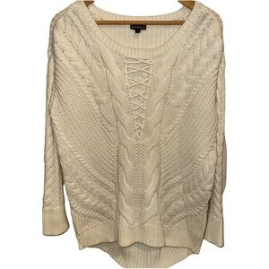 Oversized Express Cable Knit Sweater